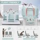 thumbnail image 5 of Small Gym Bag for Women, Travel Duffle Bag Carry On Weekender Bag with Shoe Compartment, 5 of 5