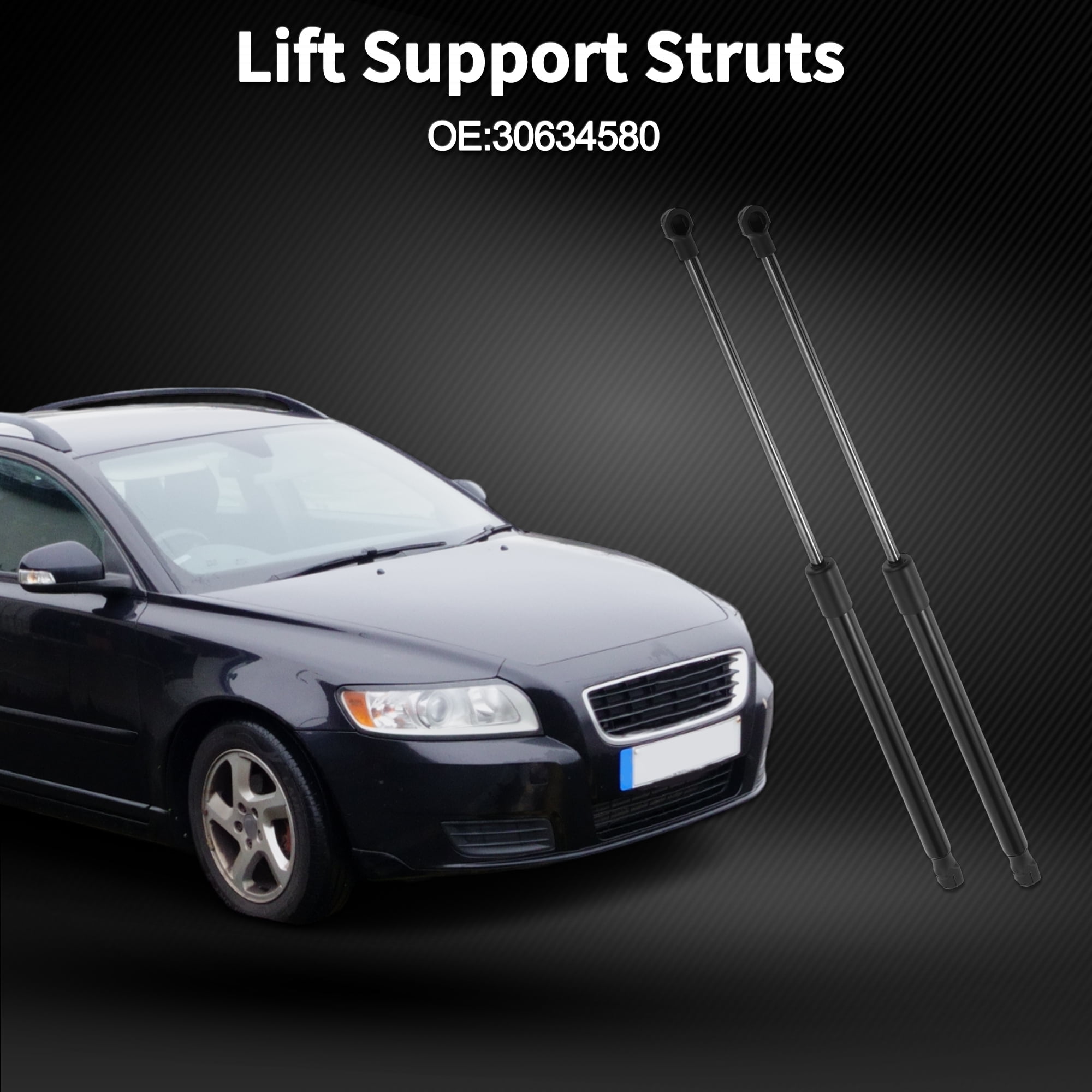 Unique Bargains 2Pcs Lift Supports Struts Gas Spring No.30634580 for Volvo XC90 2002-2010