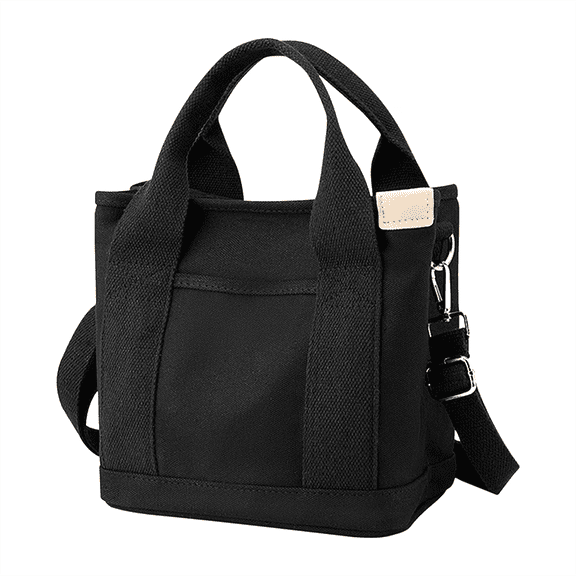 Small Tote Bag with Zipper Tote Bag for Women Capacity Multi-Pocket Canvas Bag Fashion Canvas Crossbody Bag Shoulder Bag Purses Messenger Bag,Tote Bags