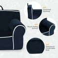 thumbnail image 4 of Kadyn Kids Couch Sofa,Toddler Couch, Kids Reading Baby Chair,Upholstered Kids Sofa with Velvet Fabric and High-Quality Sponge-Navy, 4 of 9