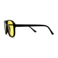 thumbnail image 3 of Antiglare Polarized Mens Classical Retro Racer Plastic Pilots Sunglasses Black Yellow, 3 of 4