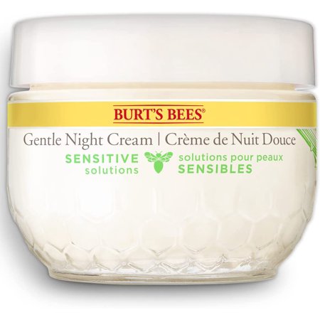 Burt’s Bees Sensitive Hydrating Night Face Cream, Face Moisturizer for
