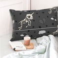 thumbnail image 6 of Disketp Pillow Covers Skeleton Unicorn Pattern Throw Pillow Case Cushion Covers,Cushion For Bedroom,Couch,Home-16"X24", 6 of 9