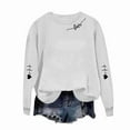 thumbnail image 5 of Valentines Day Sweatshirts for Women Long Sleeve Heartbeat Shirt Casual Round Neck Tops Valentines Shirts for Women Spring Fashion Clothes 2026, 5 of 6
