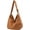 1-brown, variant on Canvas Tote Bag, Casual Hobo Crossbody Shoulder Bag for Women and Men, Large Purse for Travel and Work-army Green