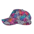 thumbnail image 5 of Daiia Tropical Leaves print Baseball Cap Men Women Golf Dad Hat Adjustable Original Classic Low Profile Hat Unconstructed Plain Cap, 5 of 9