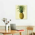 thumbnail image 3 of JRXY Vintage Tropical Botanical Wall Art - Hawaiian Pineapple Prints Banana Palm Tree Painting for Home Decoration 12x16 in, 3 of 5