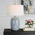 thumbnail image 2 of Uttermost Jubilee Coastal Ceramic and Fabric Table Lamp in Blue/Nickel, 2 of 7
