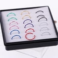 thumbnail image 3 of Aro de nariz Zulema 18pcs Abierta Sin Costura Joyería Cuerpo Acero inoxidable 316L, 3 of 8