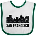 thumbnail image 3 of Inktastic San Francisco Skyline with Grunge Boys or Girls Baby Bib, 3 of 4