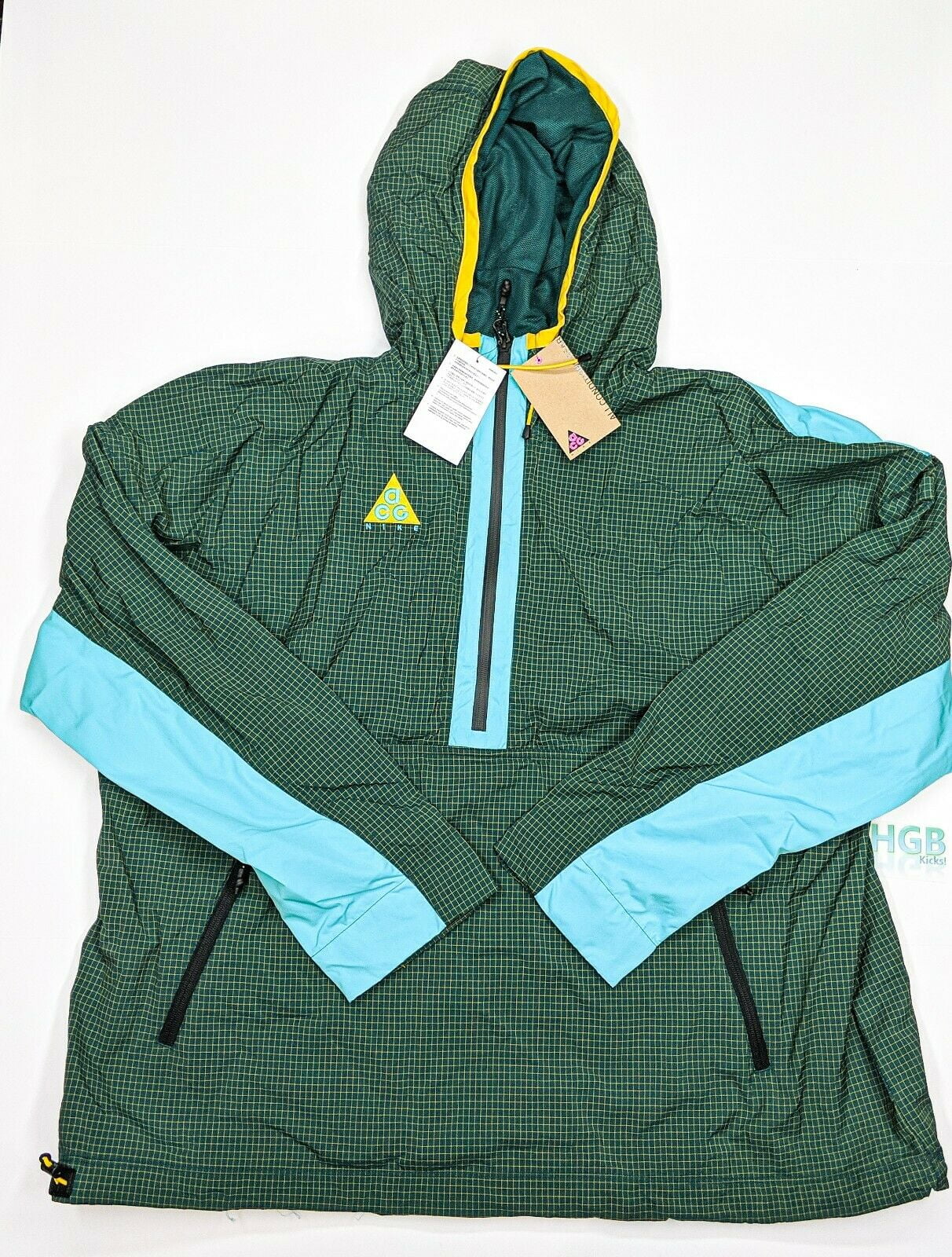 Gear Jacket Men's Green Yellow 931907 