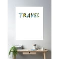 thumbnail image 2 of Travel Comic Type World Explore Poster Wall Art, Modern Wall Decor, 24x36 UNFRAMED, 2 of 3