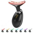 thumbnail image 1 of Appareil de Luminothérapie Rouge 7-en-1 pour Raffermir le Cou, Dispositif d'Élimination des Rides, Masseur Visage et Cou pour Lifting du Visage, Anti-âge, Noir Lustré, 1 of 9