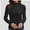 Black, variant on T-Shirt Women Long Sleeve Mock Neck Slim Fit Tops Base Layer Soft Lightweight Stretch Undershirts