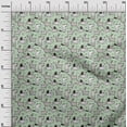 thumbnail image 3 of oneOone Cotton Silk Mint Green Fabric Dog Sewing Fabric By The Yard Printed Diy Clothing Sewing Supplies 42 Inch Wide, 3 of 6