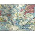 thumbnail image 4 of Ambesonne Pastel Quilted Bedspread Set 3 Pcs, Rainbow Unicorns in Sky, King Size, Multicolor, 4 of 5