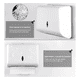 thumbnail image 5 of Dispensador De Papel  Toallas Sanitas Para Cocina Y Baños Malubero Blanco, 5 of 5