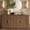 Walnut, variant on win2win 63" Mid-Century Modern Fluted Sideboard Buffet Cabinet, Walnut