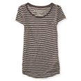 thumbnail image 2 of Camiseta básica Aeropostale Camiseta básica de rayas jaspeadas gris extragrande, 2 of 2