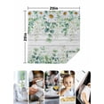 thumbnail image 4 of Green Eucalyptus Leaves Cloth Napkins Set of 6 Reusable Dinner Napkins, Daisy Floral Summer Botanical Wooden Cocktail Napkin Washable Table Napkins for Wedding/Holiday Party/Baby Shower 20"x20", 4 of 7