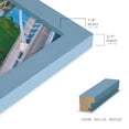 thumbnail image 6 of Grooved 8 in. x 10 in. Blue Picture Frame Set (Set of 4), 6 of 6
