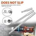 thumbnail image 2 of 6Pcs Magnetic Drill Bit Holder, Drill Bit Extension, 1/4" Hex Shank Steel Magnetic Screwdriver Extension for Impact Driver Bit Holding Screwdriver Bits and Screws, 2, 4, 6-Inch Extensions, 2 of 8