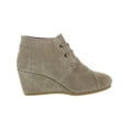 thumbnail image 2 of Toms Women's Desert Wedge Boot Taupe Suede Ankle-High - 6M, 2 of 3