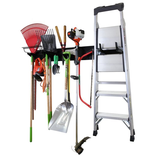 Wall Control Garage Storage Rack Lawn & Garden Tool Organization Wall