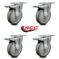 thumbnail image 2 of Cambro Dish Caddies Utility Truck Swivel Caster with Brake Replace Set - SCC, 2 of 2