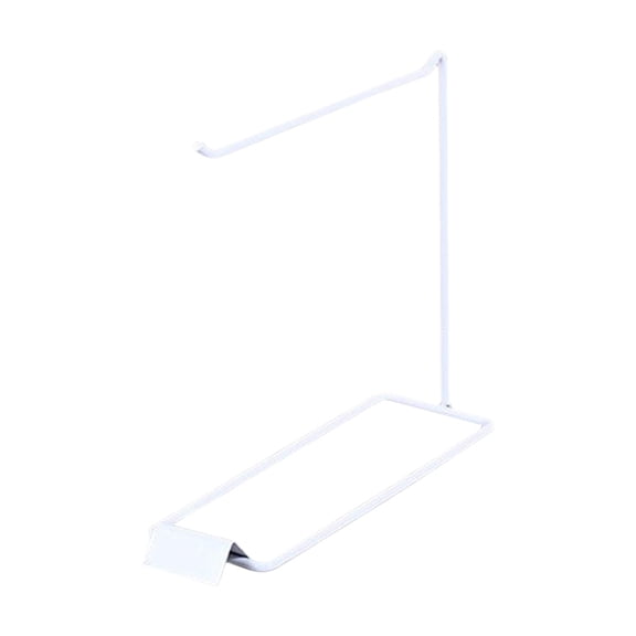 Jewelry Organizer Stand Hanging Display Holder for Pendant Bracelet Showcase 1 Row White