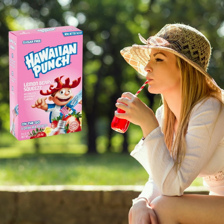 NS Hawaiian Punch Singles To Go Powder Drink Mix, Low-Calorie