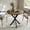 Natural Oak, variant on 31.5" Small Round Dining Table for 2-4, Rustic Brown Dinner Table, Space Saving Circle Small Kitchen Table, Industrial Mid Century Modern Dining Room Desk for Kitchen, Apartment
