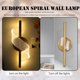 thumbnail image 1 of Luz De Pared Interior Nórdico espiral dormitorio luz de noche cuidado de los ojos lámpara de noche sala de estar decoración del hogar, 1 of 8