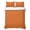 Orange, variant on Full Quilt Set 78''x90'', Orange Morocco Lightweight Bedspread Coverlet Set with 2 Pillow Shams, Geometric Leaf Diamond Lattice Abstract Breathable All Season Quilt Bedding for Bedroom/Guest Room