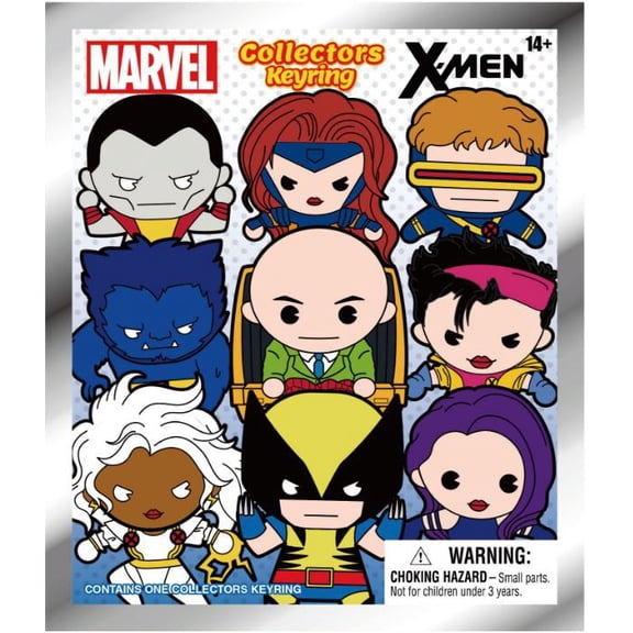 3D Foam Key Ring Marvel X-Men Mystery Pack