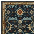 thumbnail image 5 of SAFAVIEH Heritage Alphonse Floral Wool Area Rug, Navy/Multi, 6' x 6' Square, 5 of 7
