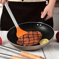 thumbnail image 2 of Silicone Spatula Flexible Scraper Household Kitchen Cooking Spatula Set Flexible Slotted Utensil Bakeware, Spatula, Orange, 2 of 7