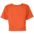 thumbnail image 4 of XIAOCHA Women's Twist Front Crop Tees Short Sleeve Crew Neck Pullover Top Casual Summer Tops, 4 of 5