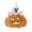 Yellow, variant on Wadada Halloween Bath Hand Towels 9x6 Inch Pumpkin Ghost Skull Embroidered Decorative Hand Towel Halloween Kitchen Towels 100% Cotton Towel Decor for Hand Bathroom Guest Holiday