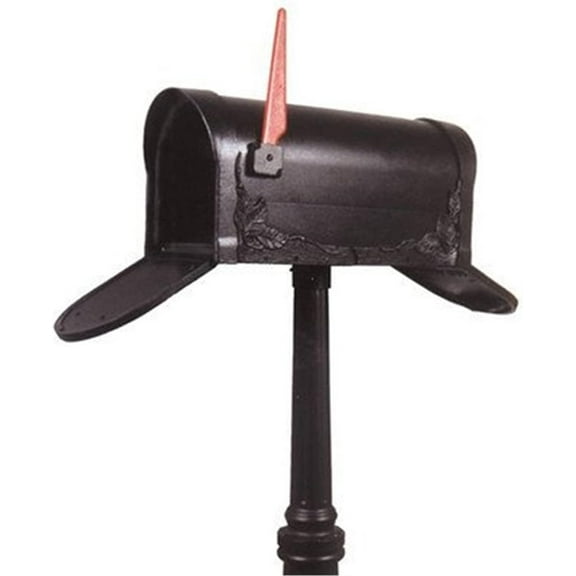 Special Lite Floral curbside two-door mailbox featuring embossed design