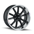 thumbnail image 2 of Ridler 650 18X8 5X127 0Et 83.82Cb Matte Black/Polished Lip, 2 of 3