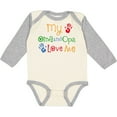 thumbnail image 3 of Inktastic Oma and Opa Love Me Grandchild Boys or Girls Long Sleeve Baby Bodysuit, 3 of 5