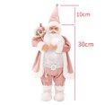 thumbnail image 3 of Adornos de muñeco de Papá Noel grande de 60 cm/40 cm, decoraciones navideñas para el hogar, regalo de Año Nuevo para niños, suministros para fiestas, Navidad, 3 of 5