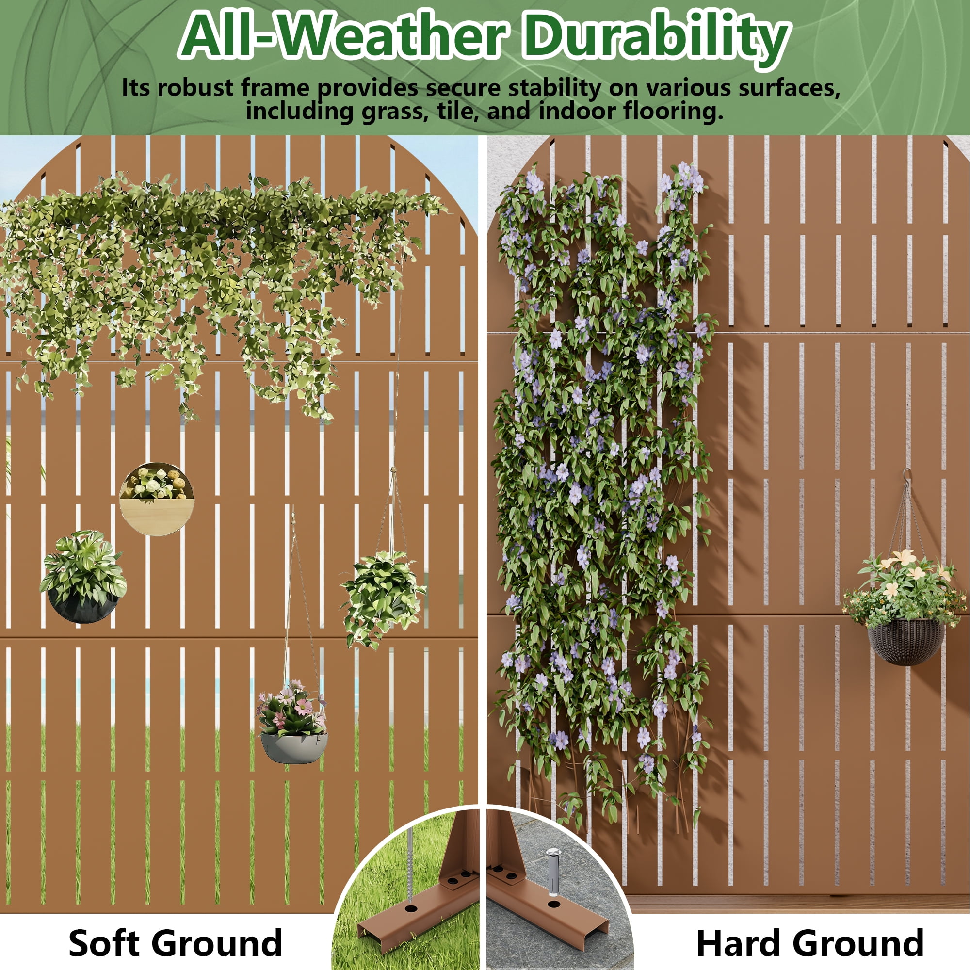 Privacy Metal Screen Fence Panel