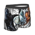 thumbnail image 3 of Junzan Four Running Horses Mens Underwear Boxer Briefs For Men’s - Medium, 3 of 9