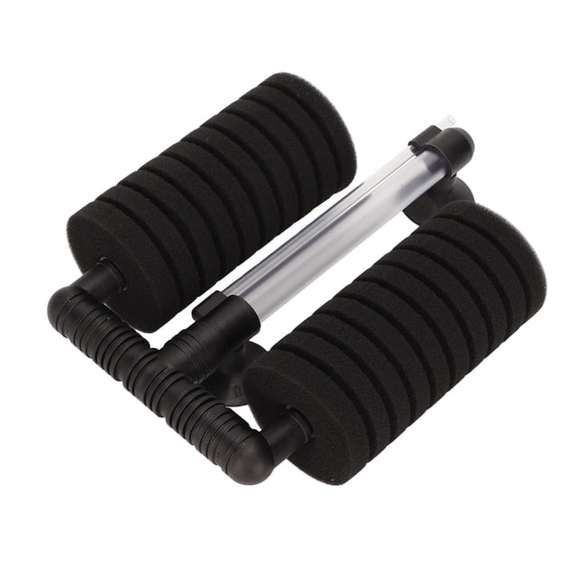 Aquarium Sponge Filter, High Efficiency Biological Filtration Easy To Clean Aquarium Double Bio Sponge Filter Reliable For Saltwater