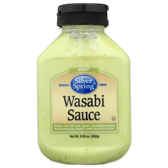 Pack of 9, Silver Springs Wasabi Sauce, 9.25 oz