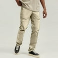 thumbnail image 3 of Cargo Pants for Men 2025 Lightweight Quick Dry Breathable Waterproof Straight Leg Combat Pants with Pockets Trousers, 3 of 7