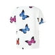 thumbnail image 4 of VISgogo Blusa Femenina, Patrones Estampados Camisa de Manga Corta Tops Casuales con Botones para Primavera Verano, S/M/L/XL/XXL VISgogo  moda, 4 of 9