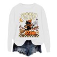 thumbnail image 6 of Venzia Women Cute Fall Sweatshirt, Retro Pumpkin Black Cat Cartoon Graphic Crewneck Casual Autumn Pullover Top, 6 of 6
